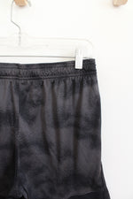 Under Armour Black & Gray Patterned Athletic Shorts | Youth XL (18/20)