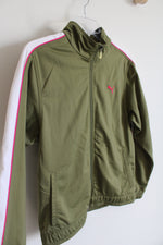 Puma Olive Green Zip-Up Jacket | L