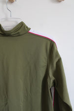 Puma Olive Green Zip-Up Jacket | L