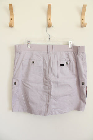 NEW Lee Flex-To-Go Mid Rise Light Purple Skort | 18