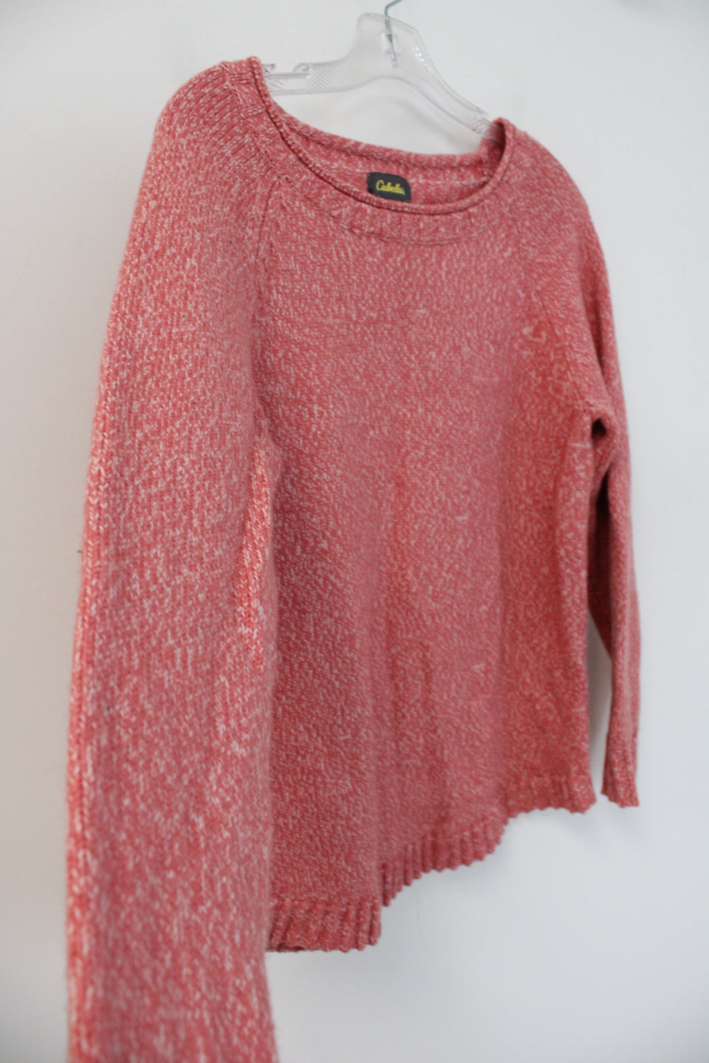 Cabela's Merino Wool Pink Knit Sweater | L