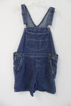 B.E. Blues Denim Overall Shorts | M