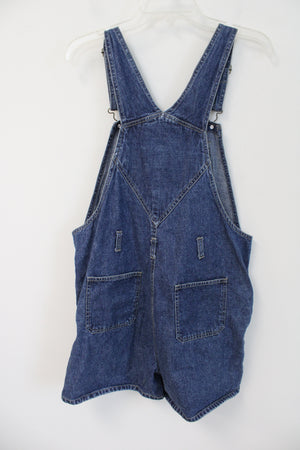 B.E. Blues Denim Overall Shorts | M