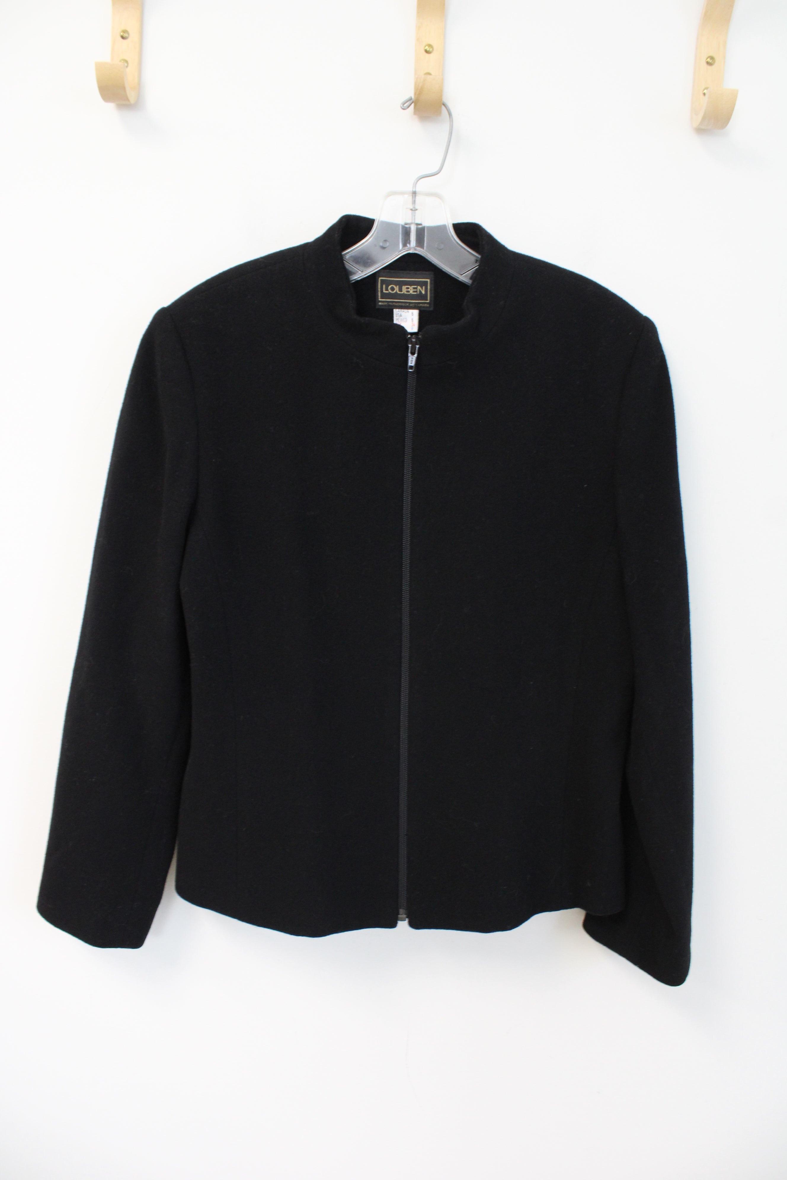 Louben Black Zip Up Jacket | 6