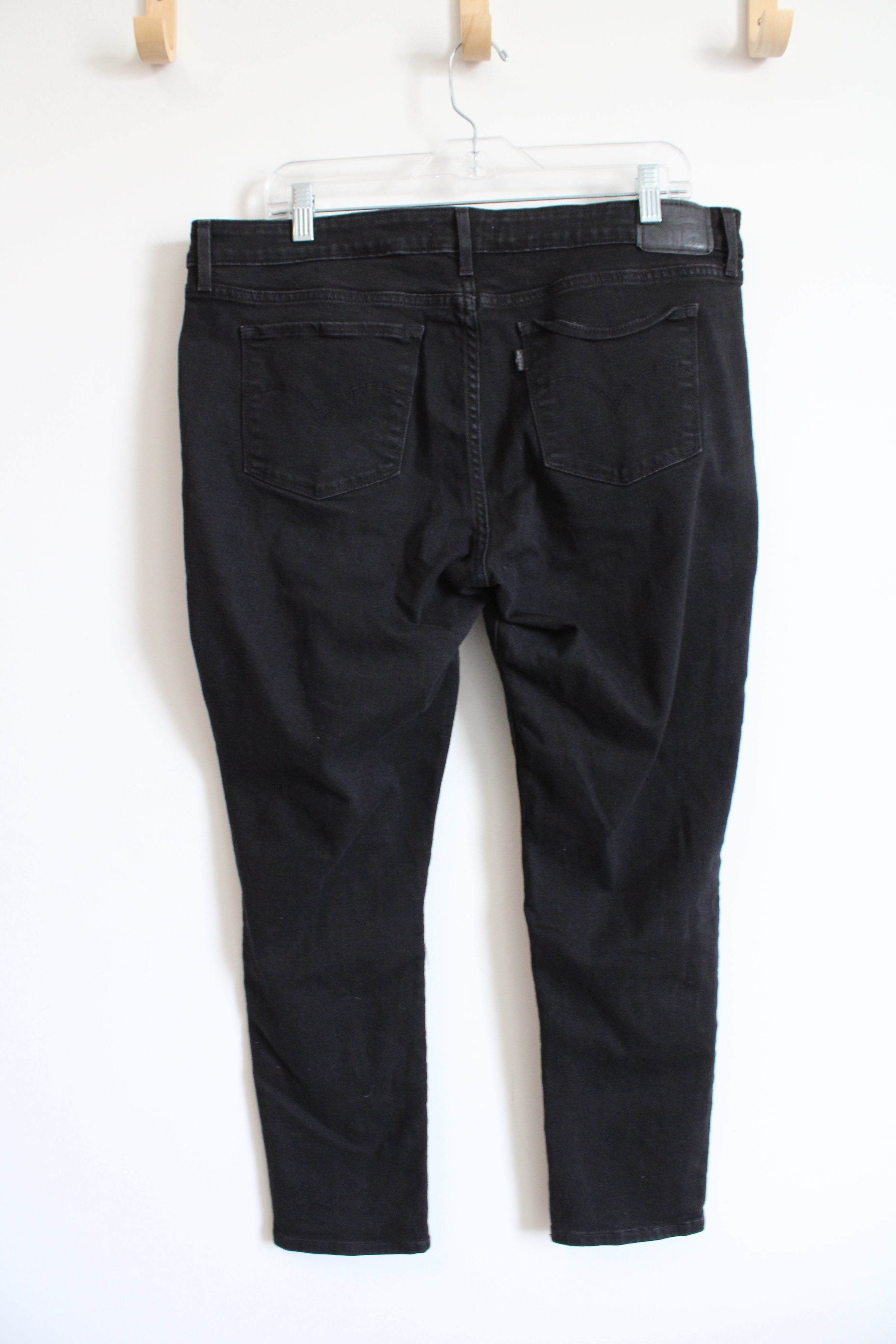 Levi's 711 Black Skinny Jeans | 33/16