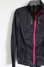 Crivit Black & Pink Zip Up Athletic Jacket | S