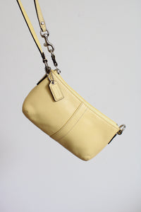 Coach Yellow Wristlet