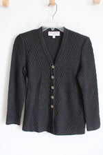 St. John Collection By Marie Gray Ribbed Knit Cardigan | 2