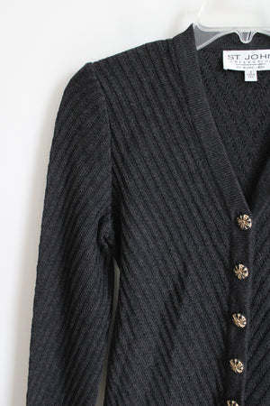 St. John Collection By Marie Gray Ribbed Knit Cardigan | 2