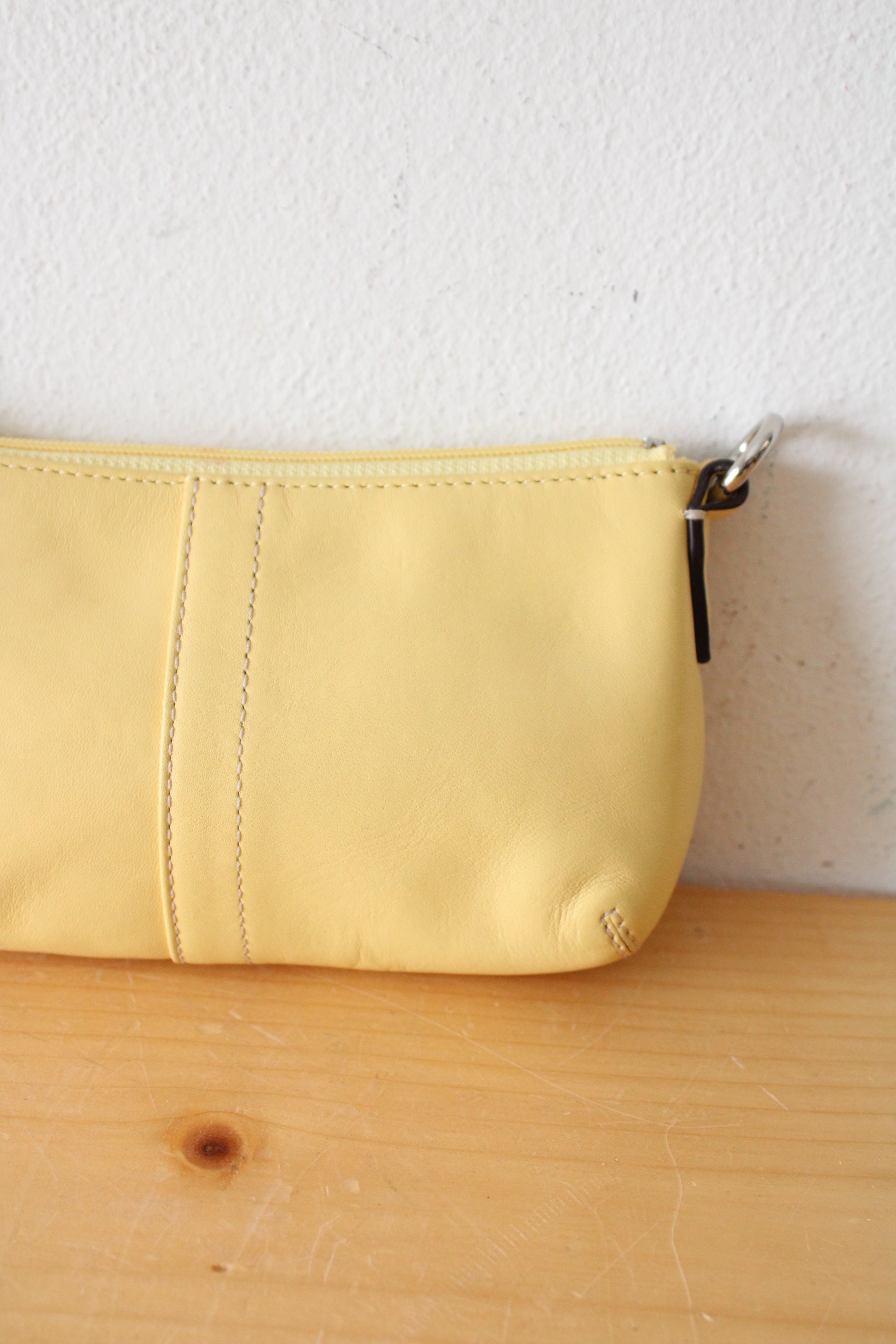 Coach Yellow Wristlet