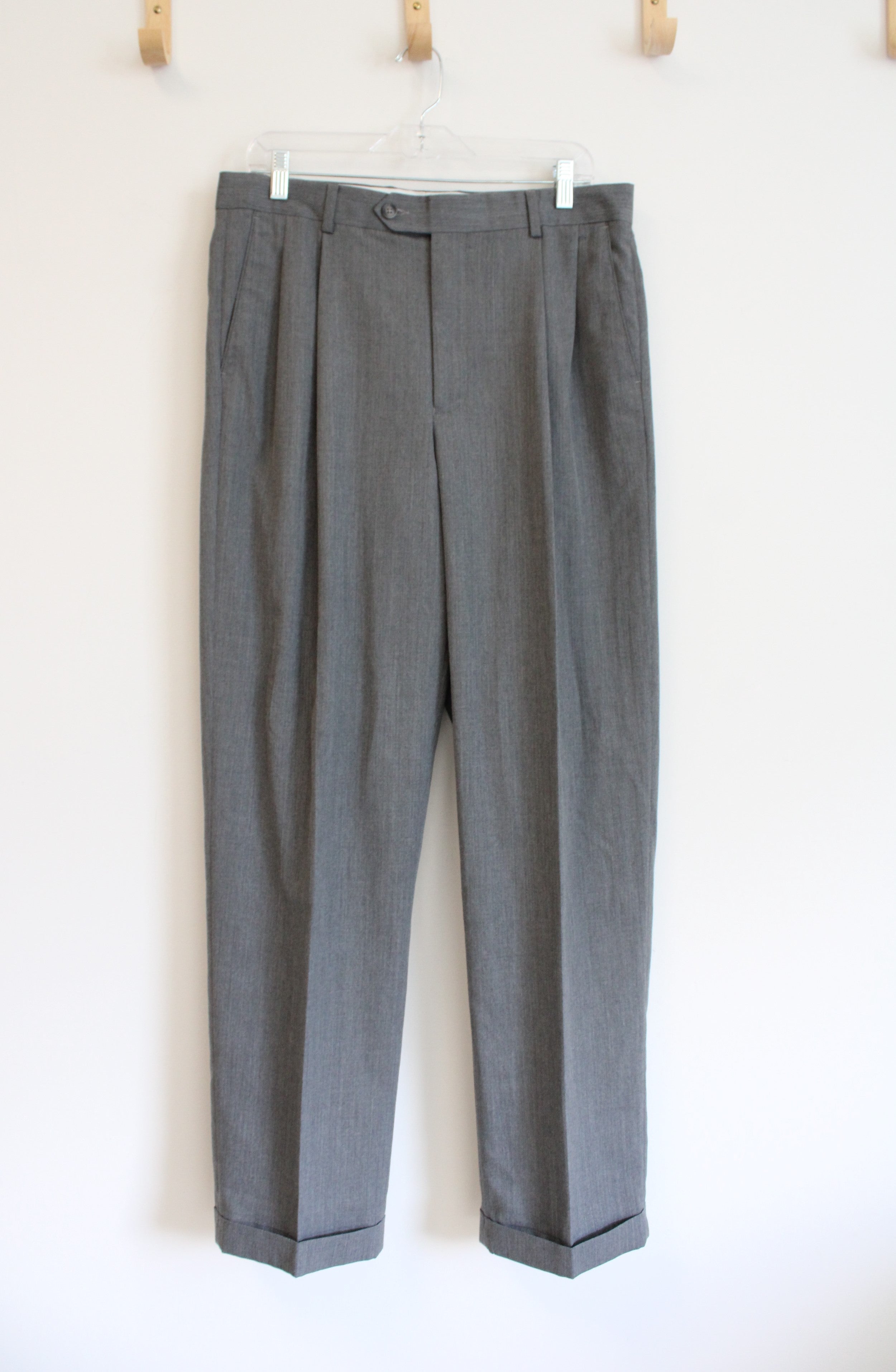 Joseph & Feiss International Gray Dress Pants | 33X32