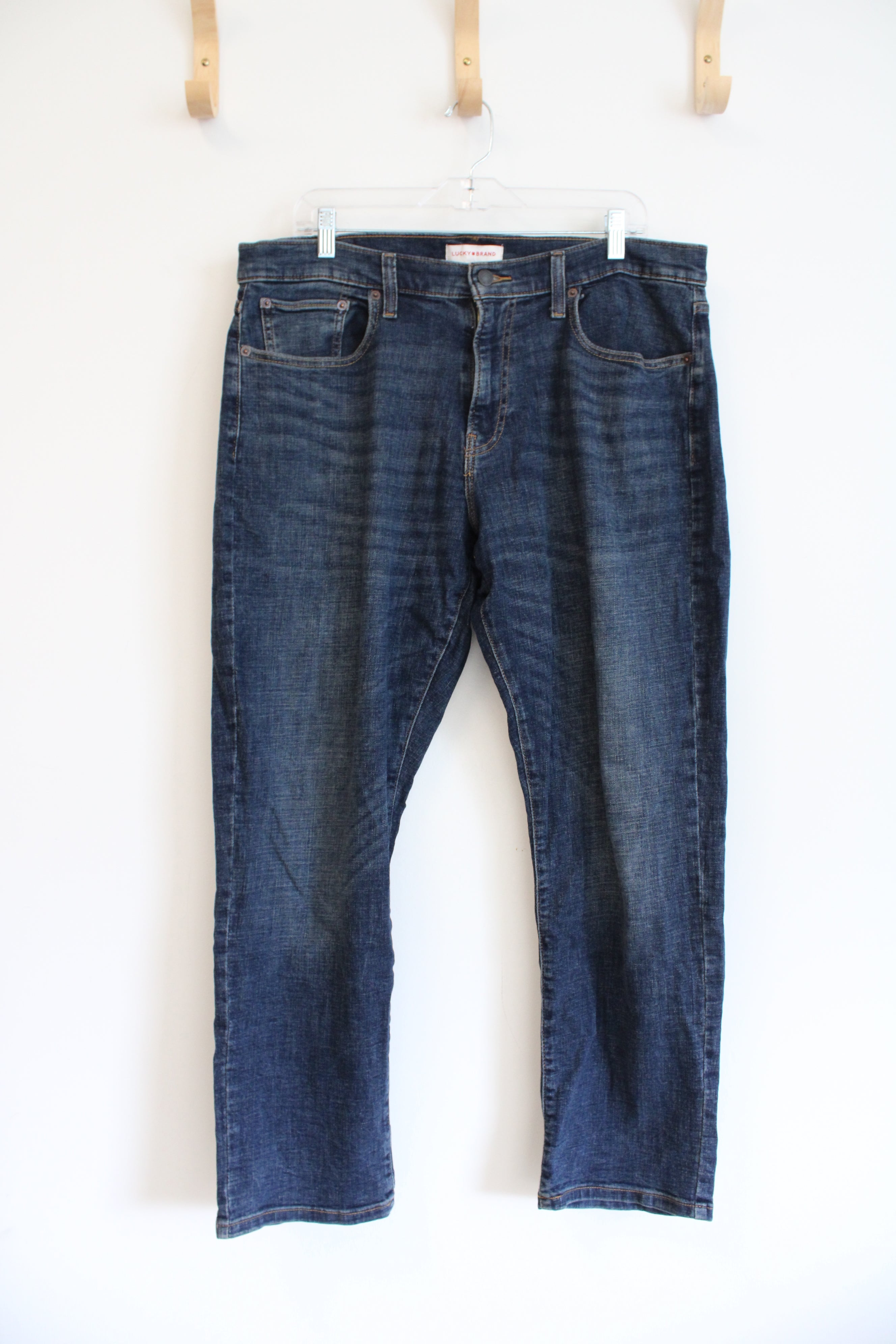 Lucky Brand Athletic Straight Dark Wash Jeans | 34X30