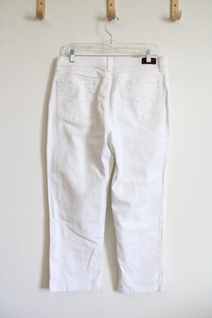 Lee Classic Fit At The Waist White Jeans | 14