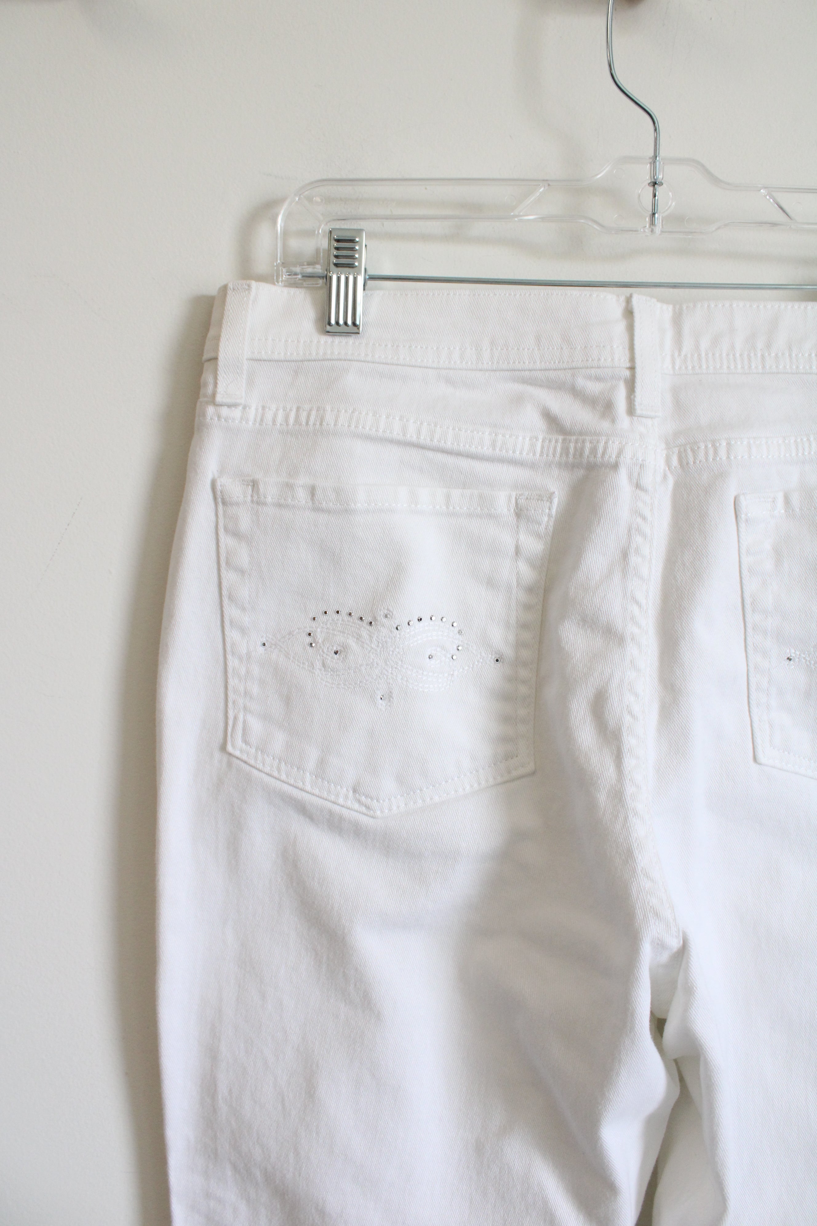 Lee Classic Fit At The Waist White Jeans | 14