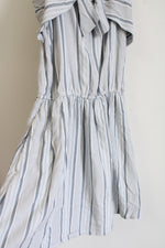 Abercrombie Kids Blue & White Striped Dress | Youth 13/14