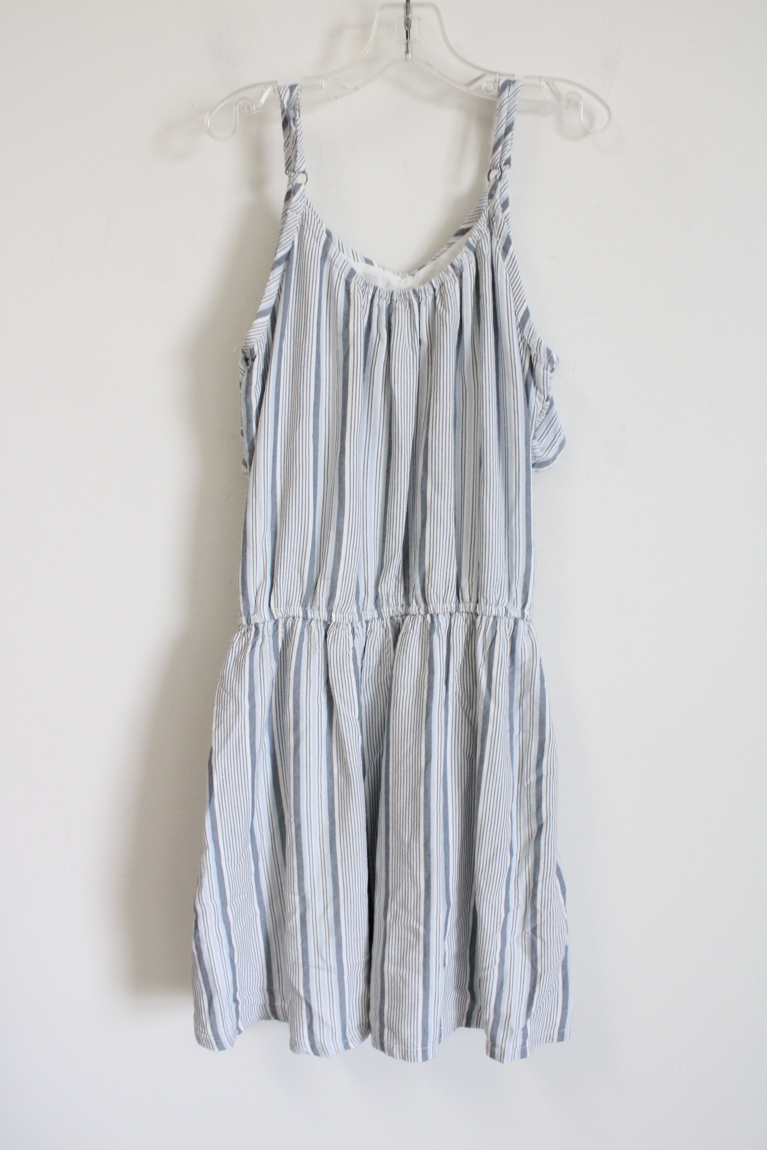 Abercrombie Kids Blue & White Striped Dress | Youth 13/14