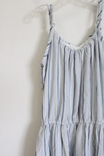 Abercrombie Kids Blue & White Striped Dress | Youth 13/14