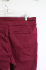 Croft & Barrow The Effortless Stretch Red Pants | 12 Petite Short