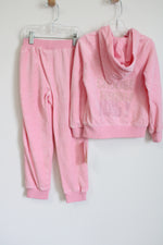 NEW Juicy Couture Pink Velvet 2 Piece Jacket & Pants Set | Youth 5