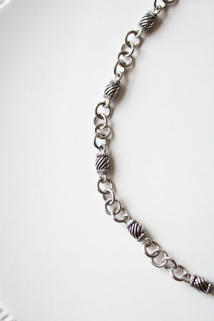 Joan Rivers Silver Chain Necklace