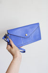 Dooney & Bourke Cobalt Blue Envelope Wallet Wristlet