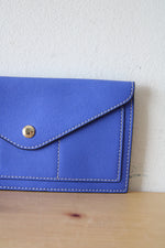 Dooney & Bourke Cobalt Blue Envelope Wallet Wristlet