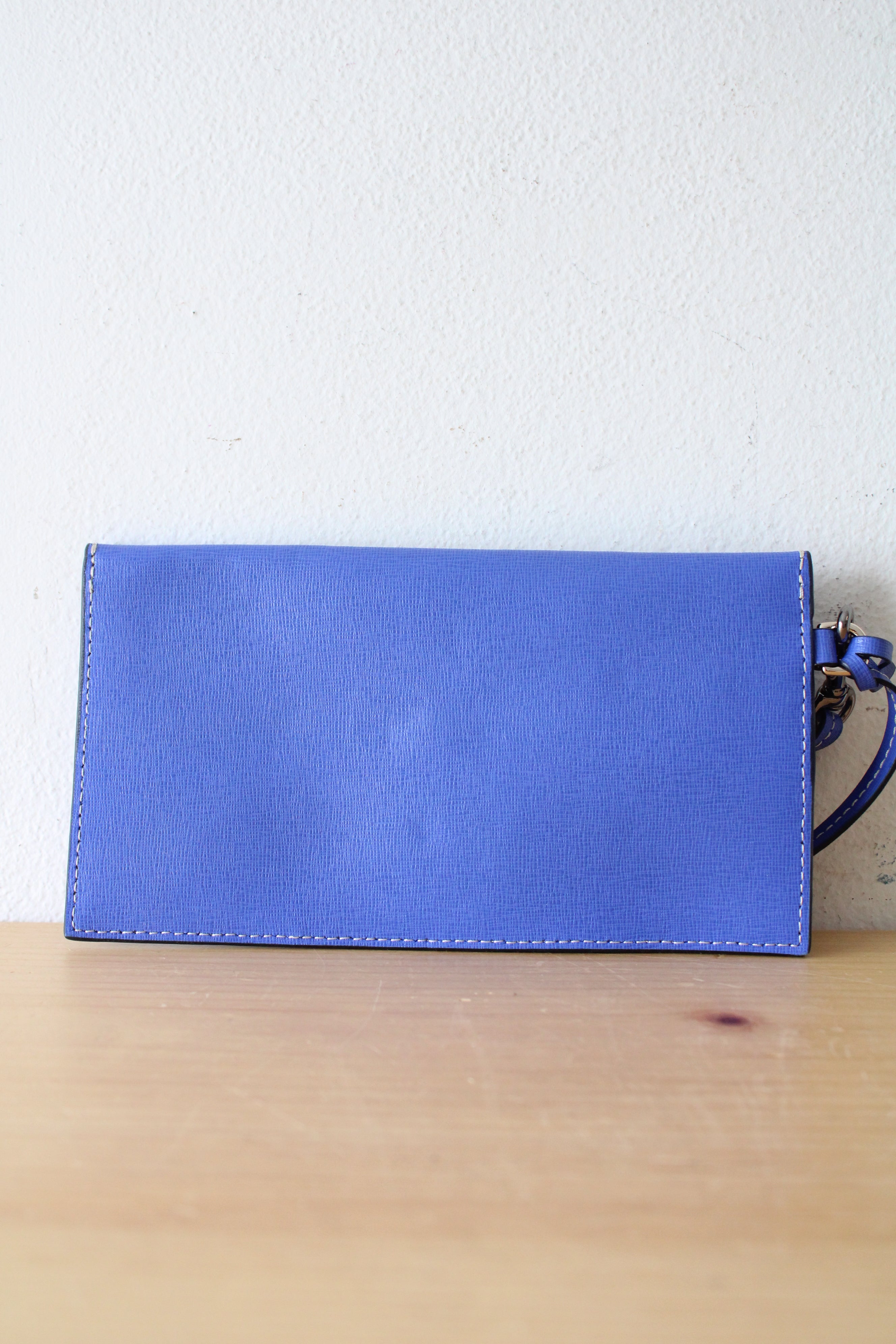 Dooney & Bourke Cobalt Blue Envelope Wallet Wristlet