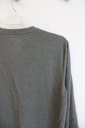 Gap Long Sleeved Green Soft Henley Shirt | L