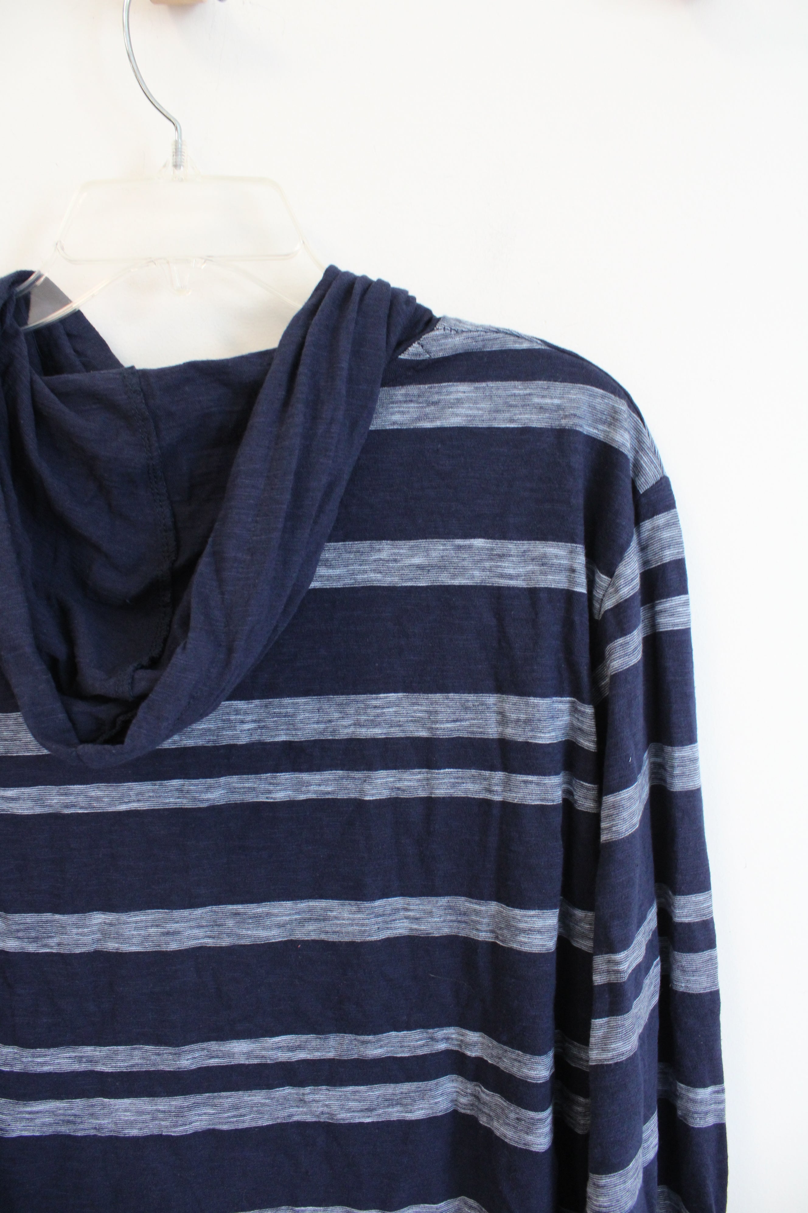 Airwalk Blue Striped Lightweight Hoodie | S