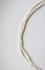 Mini Ivory Baroque Pearl 14K Yellow Gold Clasp Necklace