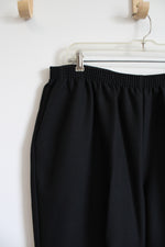 Alfred Dunner Black Trouser Pants | 20W