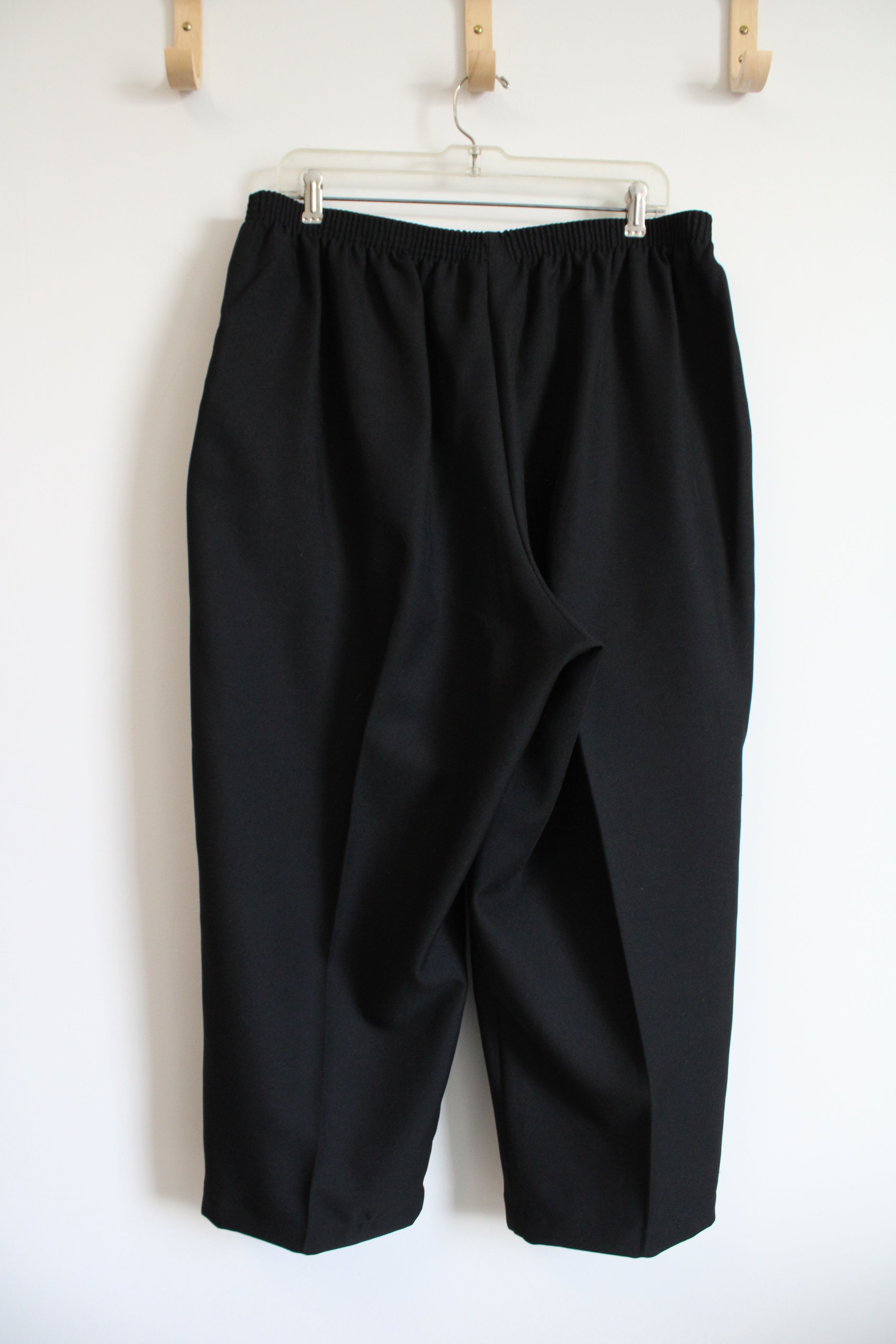 Alfred Dunner Black Trouser Pants | 20W