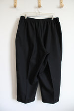 Alfred Dunner Black Trouser Pants | 20W