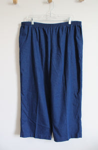 Alfred Dunner Blue Denim Trouser Pants | 20