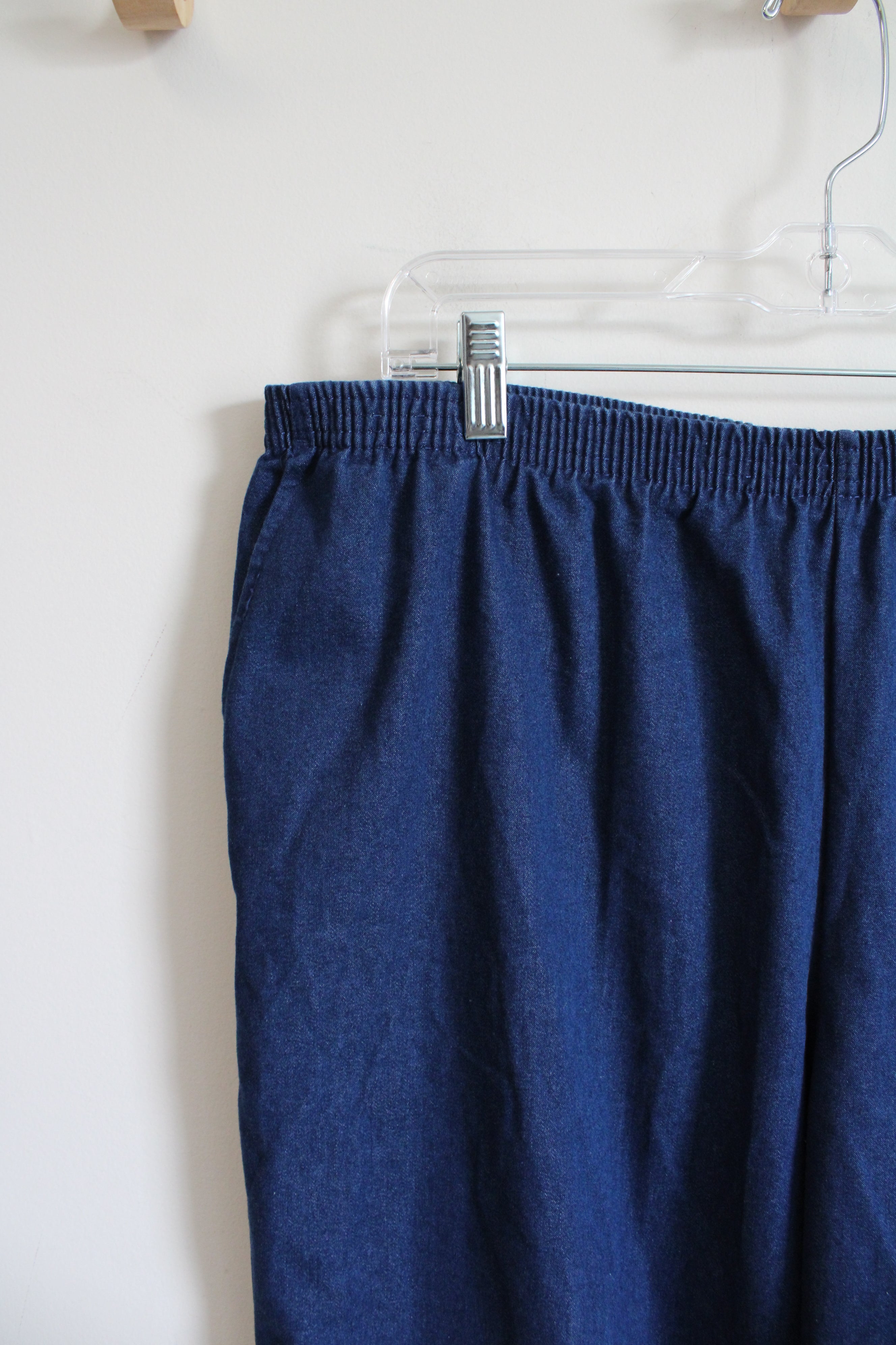 Alfred Dunner Blue Denim Trouser Pants | 20