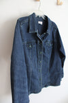 D&Co. Dark Wash Denim Jacket | 1X