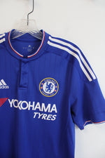 Adidas Chelsea Football Club Yokohama Tyres Blue Jersey Shirt | M