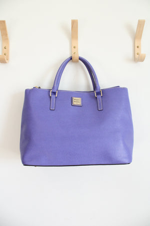 Dooney & Bourke Purple Willa Leather Satchel