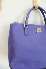 Dooney & Bourke Purple Willa Leather Satchel