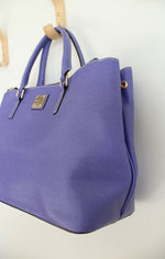 Dooney & Bourke Purple Willa Leather Satchel