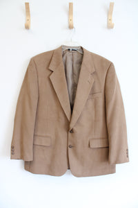 Bert Pulitzer Supra Suede Brown Blazer | 44