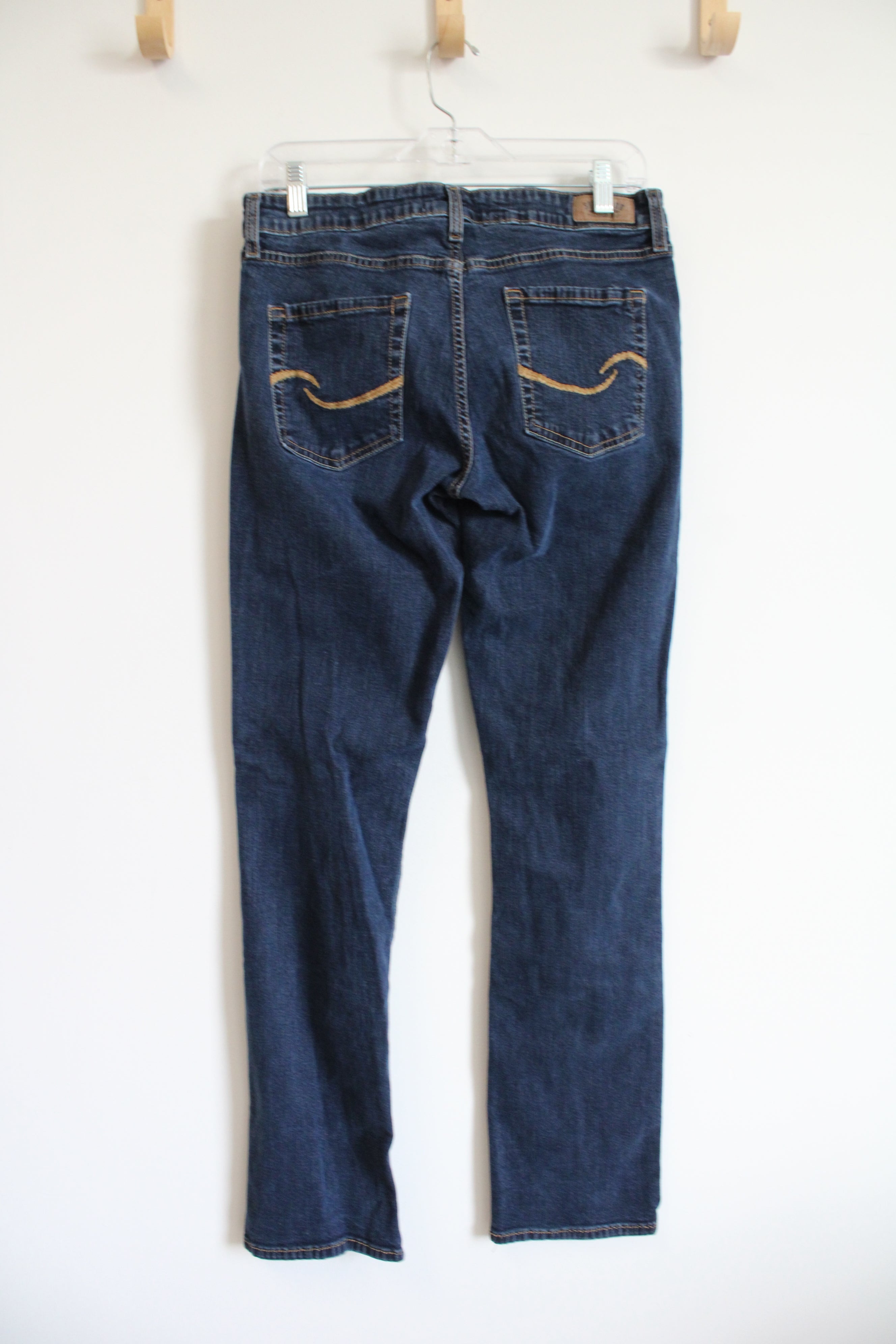 Levi's Mid Rise Straight Dark Wash Jeans | 8