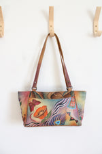 Anuschka Multi-Colored Floral Genuine Leather Bag