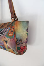 Anuschka Multi-Colored Floral Genuine Leather Bag