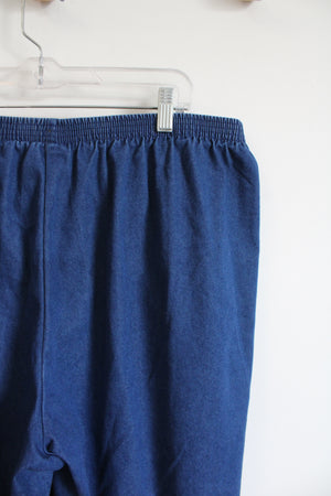 Alfred Dunner Blue Denim Trouser Capri Pants | 20W