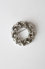 Silver Sterling Chain Vintage Pin