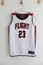 Pennsylvania Flight Reversible Black & White Groff #23 Basketball Jersey | Youth M (10/12)