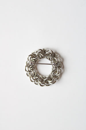 Silver Sterling Chain Vintage Pin