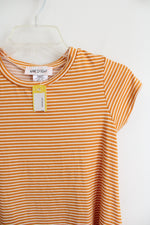 NEW Nine 1 Eight Gold & White Striped Dress | Youth L (10/12)