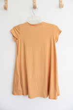 NEW Nine 1 Eight Gold & White Striped Dress | Youth L (10/12)